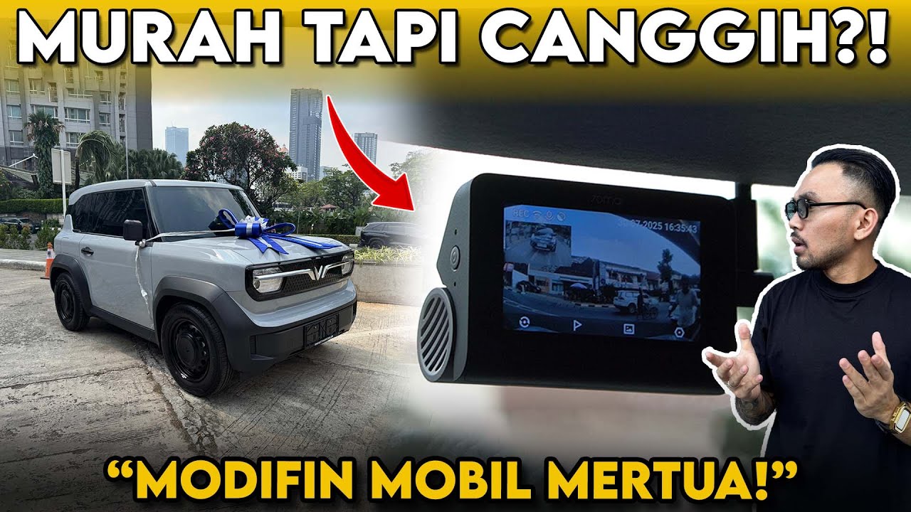 MODIFIN MOBIL MERTUA PAKE DASHCAM SUPER CANGGIH‼️#70maiDashCam4kA800SE