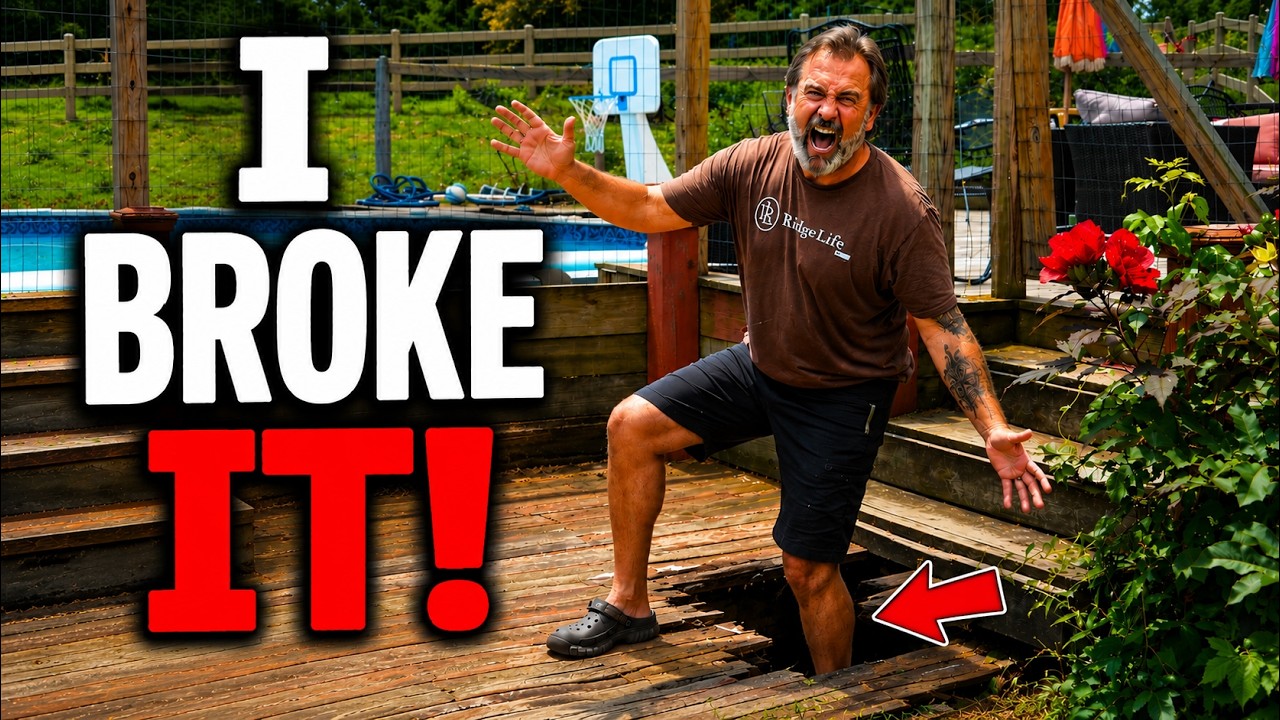 I BROKE IT! | Long Overdue Deck Repairs