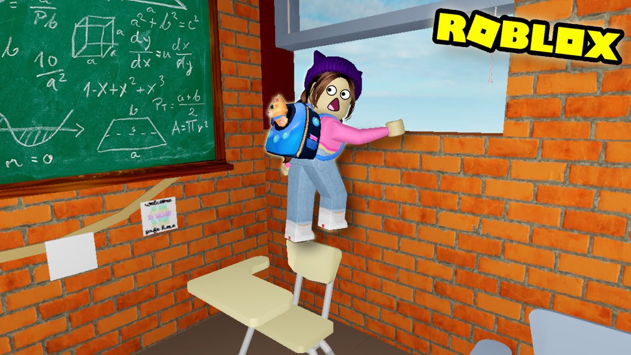 IK PROBEER TE ONTSNAPPEN UIT DE SCHOOL - ROBLOX: ESCAPE SCHOOL OBBY! || Let's Play Wednesday