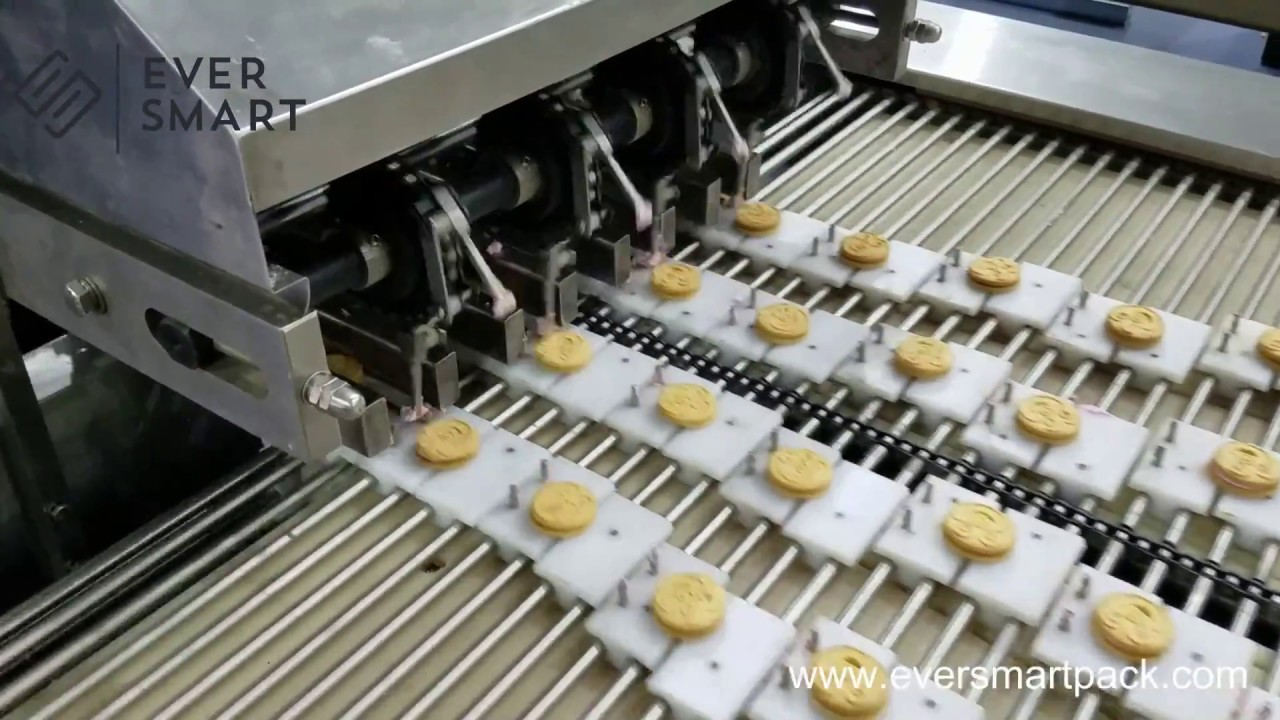 EVERSMART Four-row biscuit sandwiching machine with row multiplier