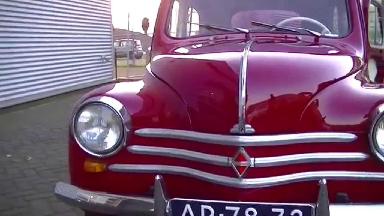 Renault 4 CV burgundy red revised engine very good condition -VIDEO- www.ERclassics.com
