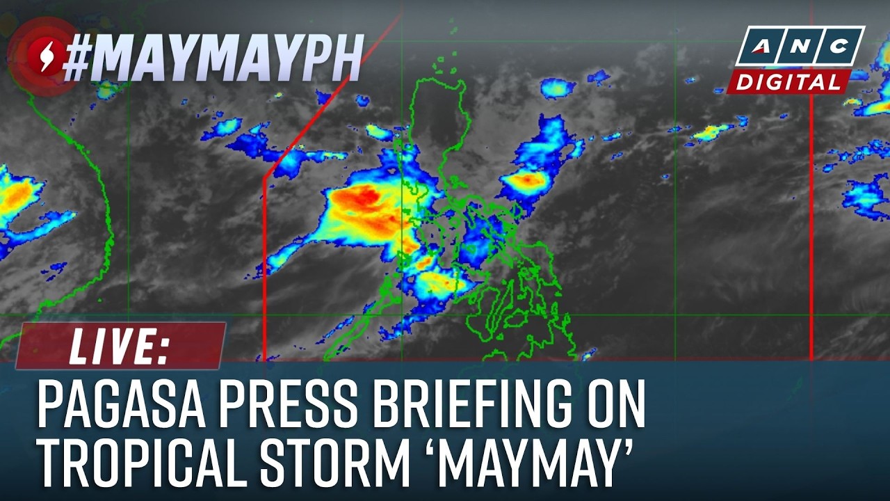 LIVE: PAGASA Press Briefing on Tropical Storm #MaymayPH | 11PM Weather Update (August 6, 2026)
