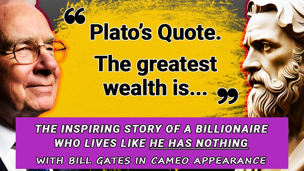 How Warren Buffett's Life Embodies Plato's Philosophy on True Meaning of Wealth