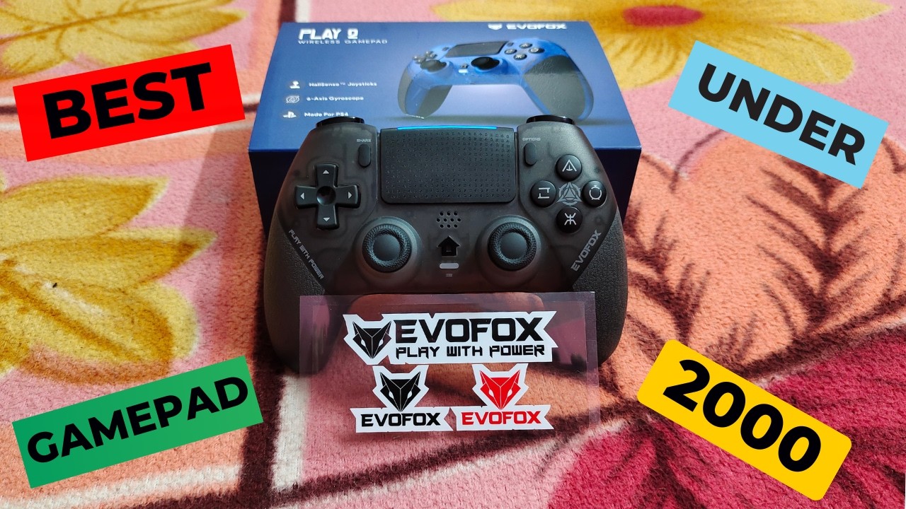 EvoFox Play 2 PS4 Controller & PS5 Review #evofox #controller #gamepad