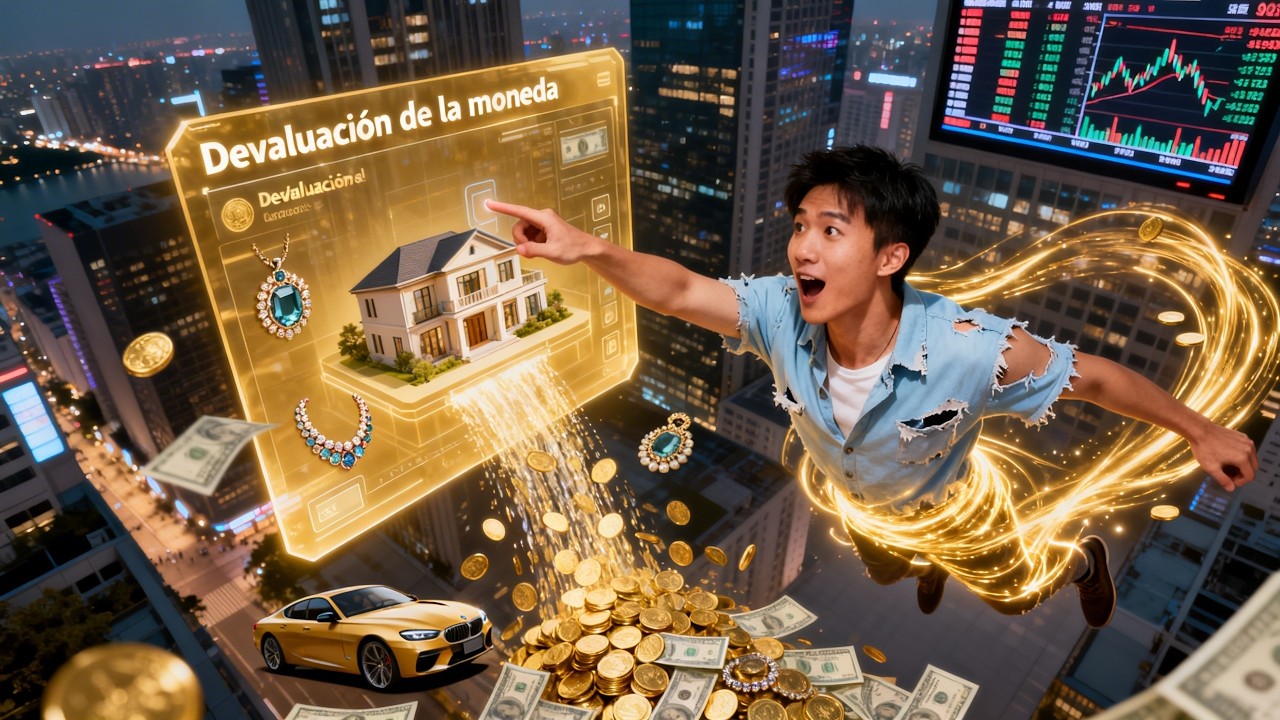 Un pobre cayó un edificio.Al despertar,el mundo cambió:mientras más pobre,más rico.Se volvió el rico