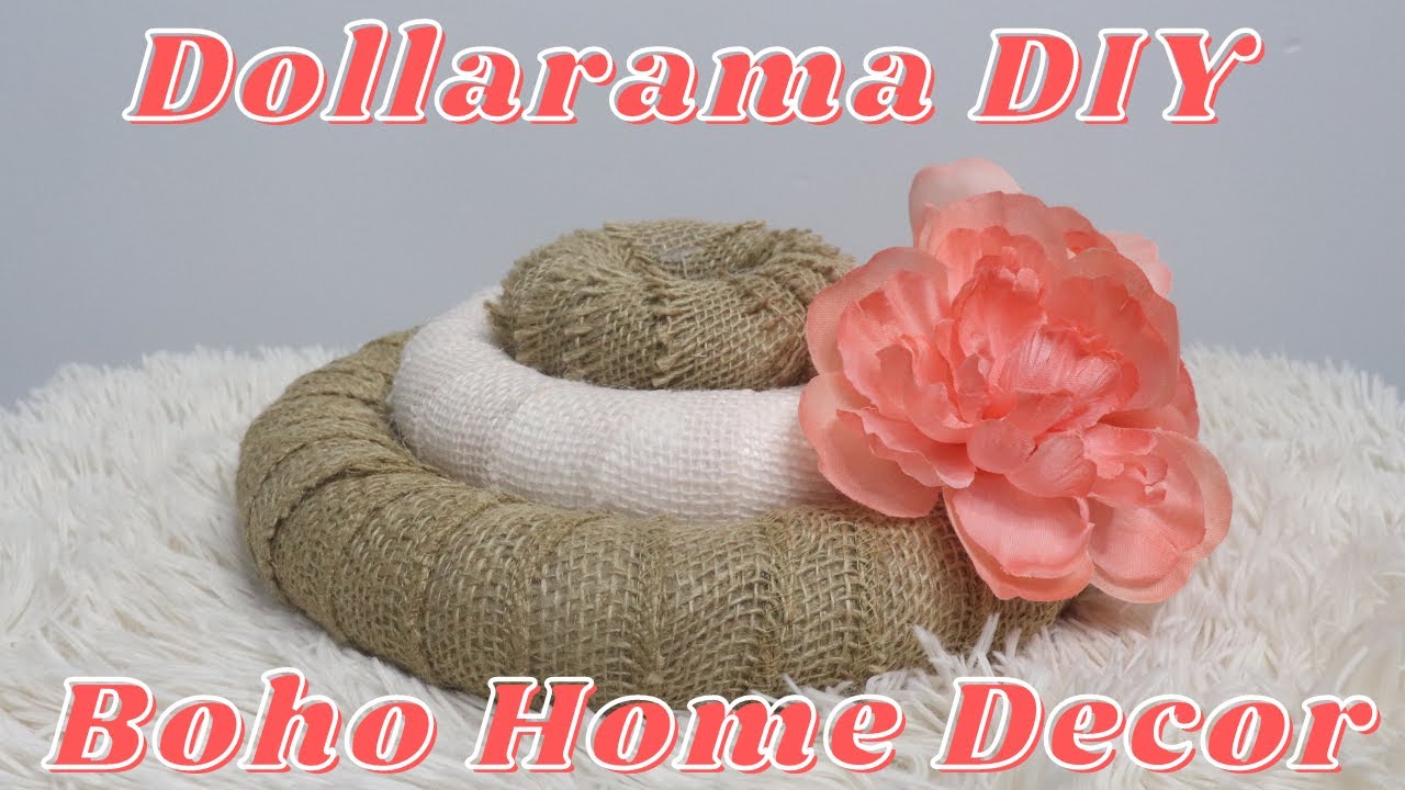 Super Quick & Easy Boho Home Decor for ONLY $4!! | Dollarama DIY | Boho Decor DIY