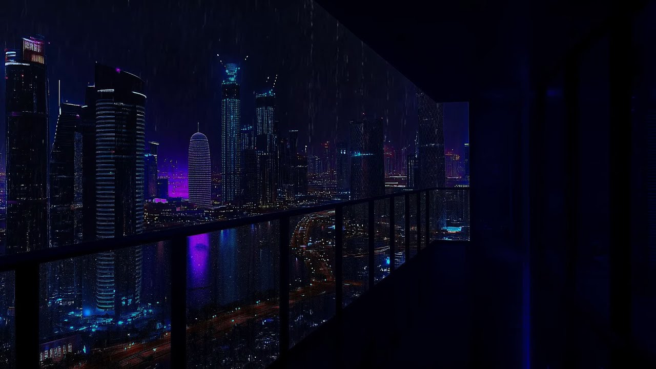 (No Ads) Fall Asleep Instantly • Luxury NYC Bedroom Rain • Healing Stress & Anxiety,Insomnia Forever