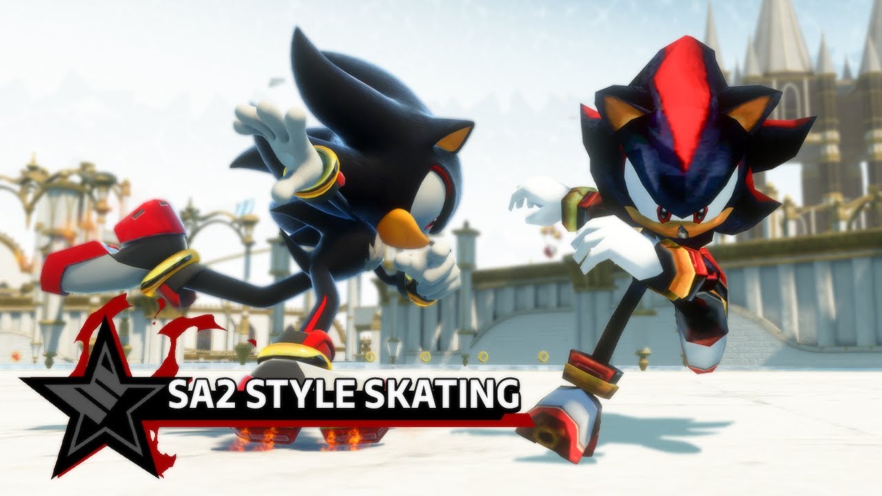 Shadow Generations: SA2 Style Skating Animation