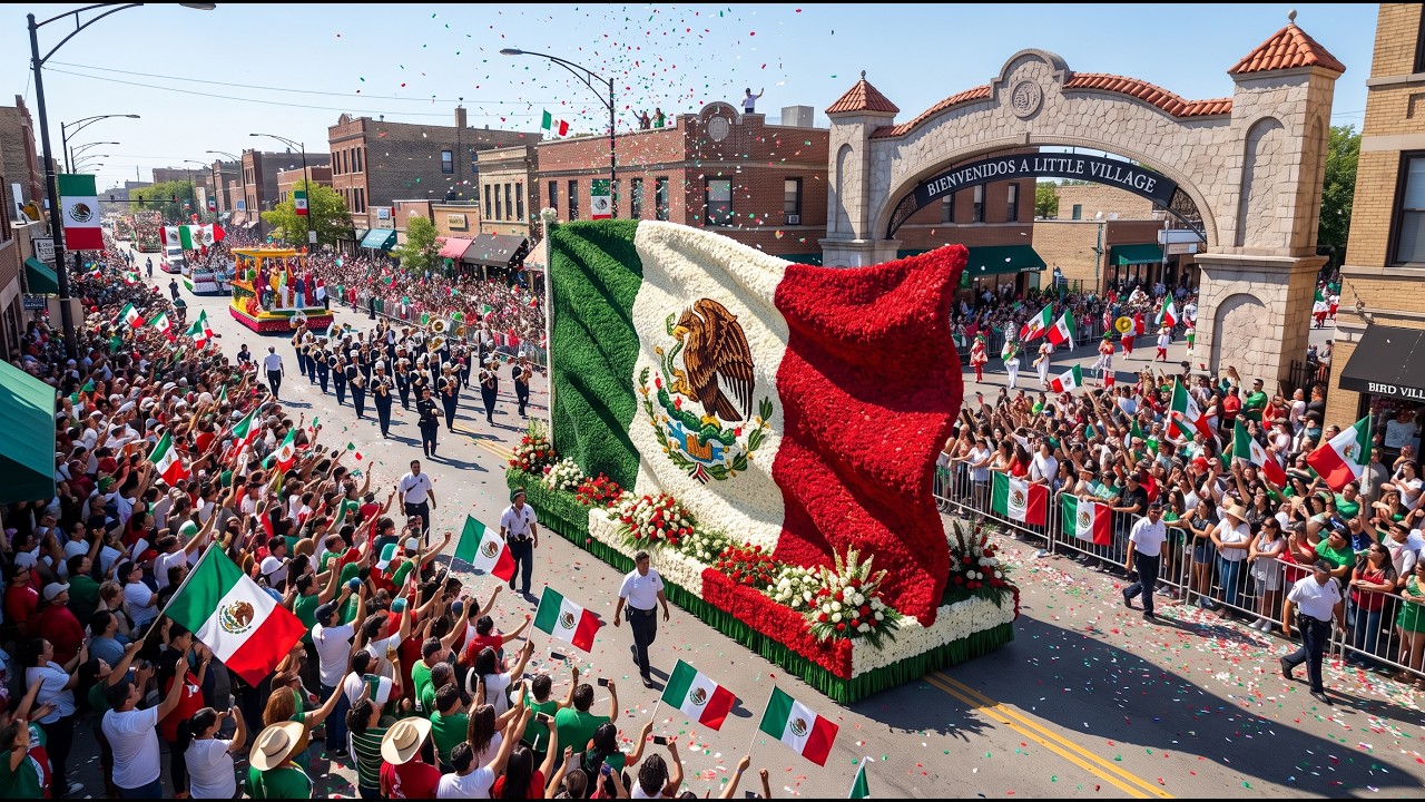 26th Street Mexican Independence Parade 2026 🇲🇽🇺🇸 | Colorful Floats & Grand Chicago Parade 🎉 (4K)