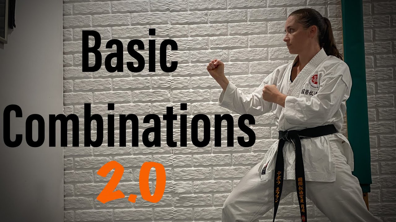 Karate workout: basic combinations