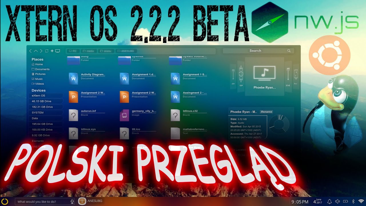 Przegląd Linux EXtern OS Beta 2.2.2.2 - Nw.js w akcji. Nietypowa dystrybucja oparta na Ubuntu 18.04