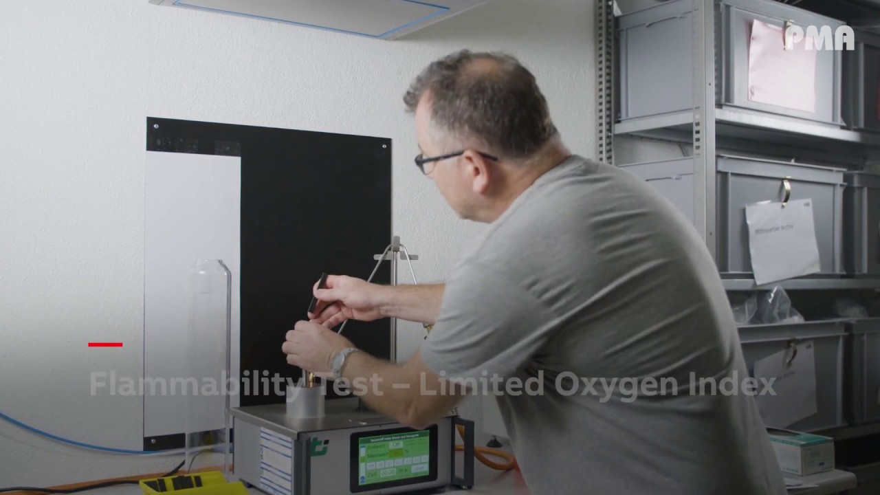 PMA Flammability Test – Limited Oxygen Index