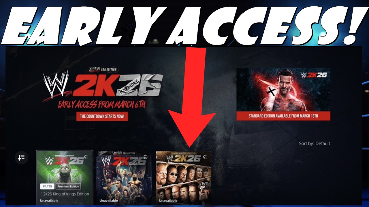 Как получить ранний доступ к WWE 2K26 (играйте до релиза!)