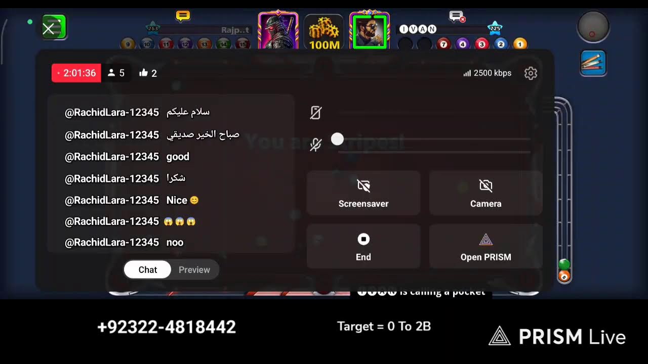 8 Ball Pool Target 0 To 2B
