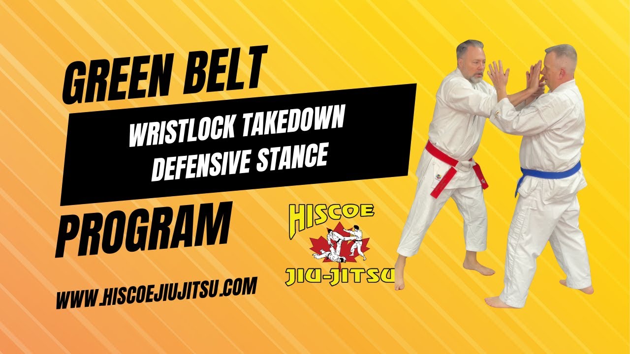 Mastering Can-Ryu Jiu-Jitsu - Wristlock Takedown from Defensive Stance - With Soke Steve Hiscoe