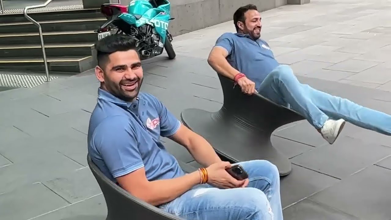 masti time with Pardeep &’ Maninder Singh & Anup bhai & Rakesh Kumar ji #deepakhooda