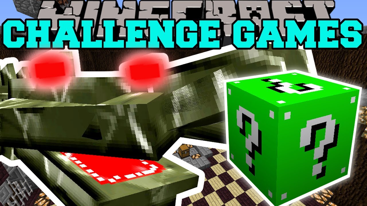 Minecraft: CRAGADILE CHALLENGE GAMES - Мод Lucky Block - Мини-игра с модами