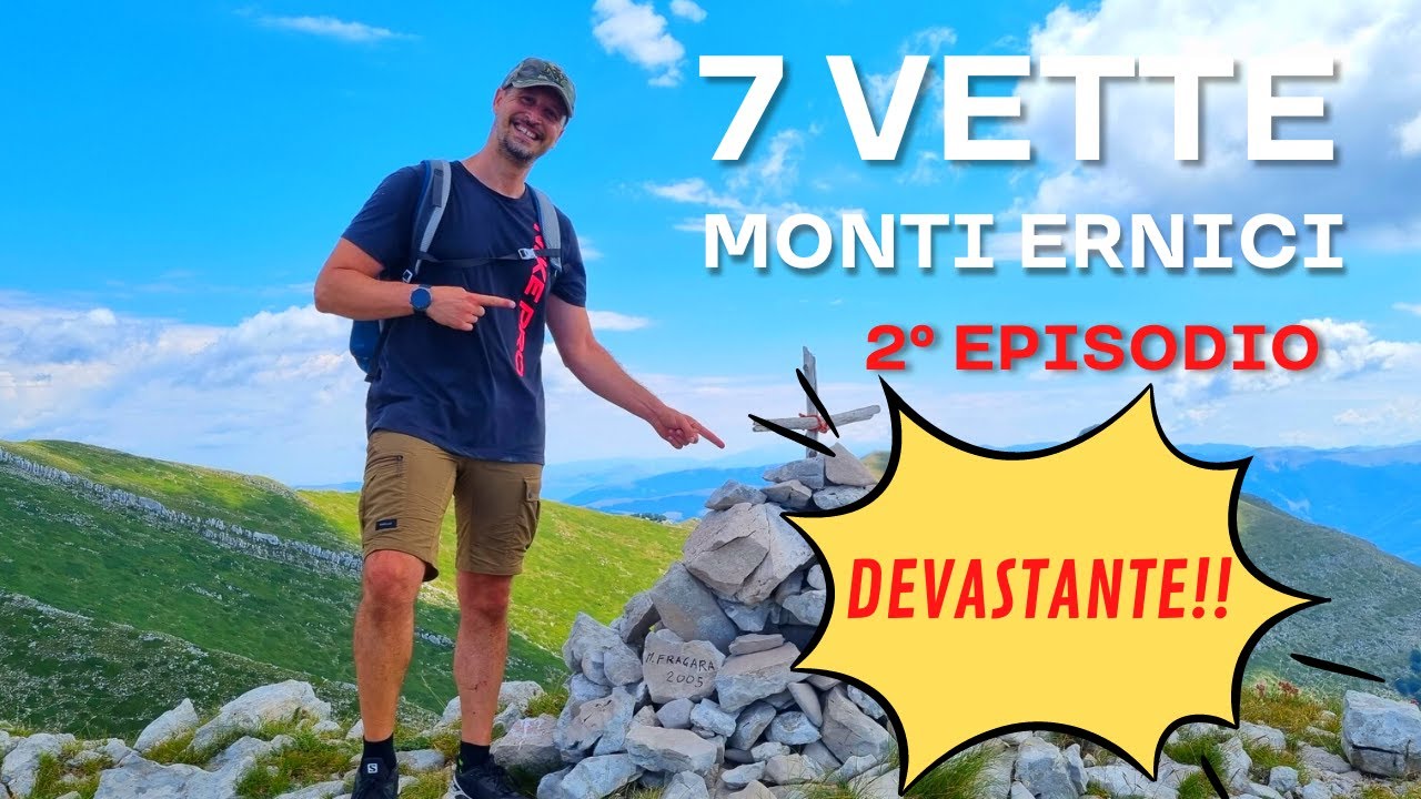 7 vette dei monti Ernici: 21 km, 9:30 ore di camminata e più di 3600kcal bruciate! Secondo Episodio.