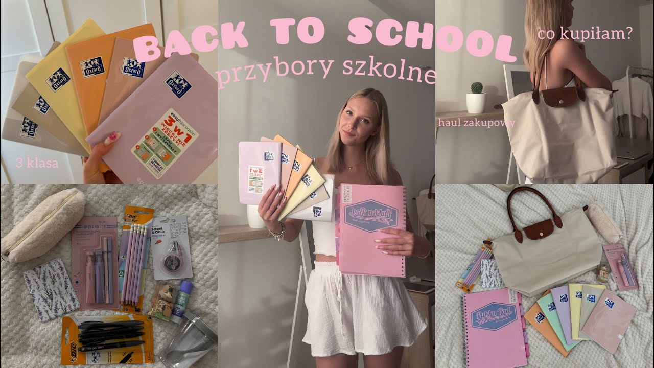 BACK TO SCHOOL 2024🤍haul przybory szkolne🏫✏️