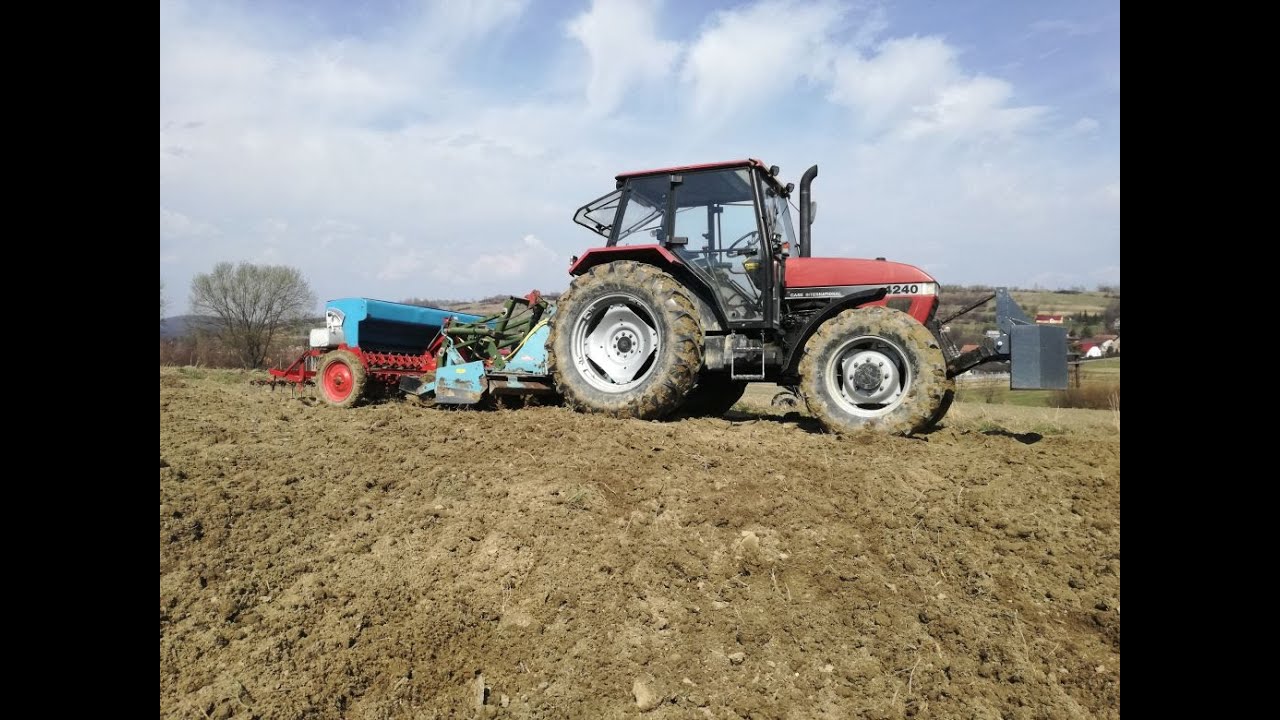 Wiosna 2021 Siew mieszanki Case 4240 & uprawowo siewny