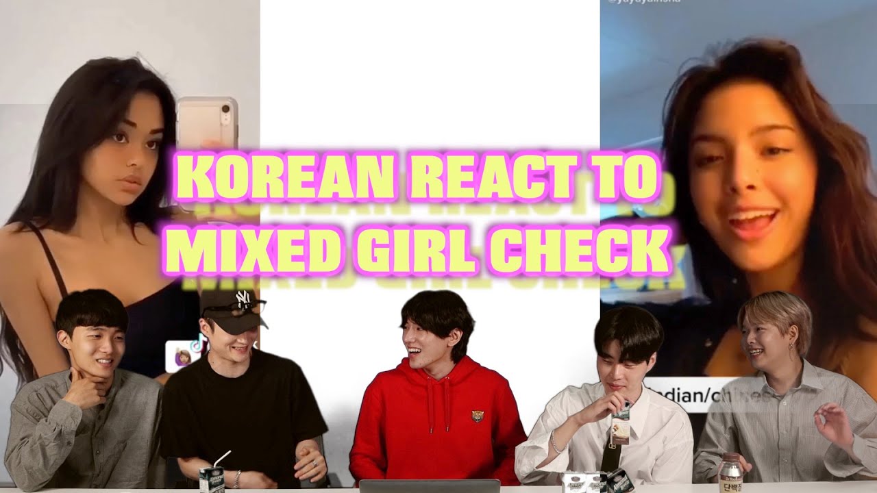 🍯KOREAN REACT TO MIXED GIRL CHECK TIKTOK COMPILATION