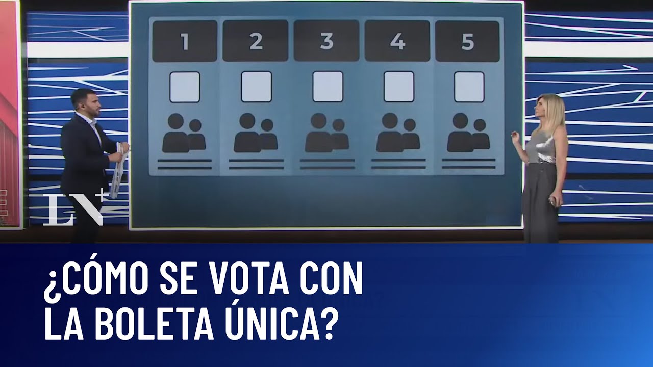 Elecciones legislativas: &iquest;c&oacute;mo se vota con la boleta &uacute;nica?