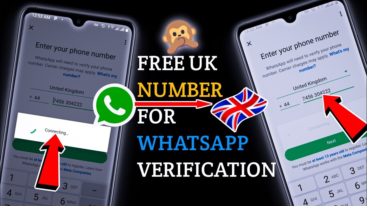 Бесплатный номер из Великобритании для WhatsApp (2026) | Как получить бесплатный номер из Великоб...