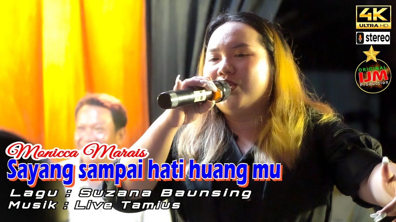Monicca marais 👉Murut viral sayang sampai hati huang mu / musik : Live Tamius