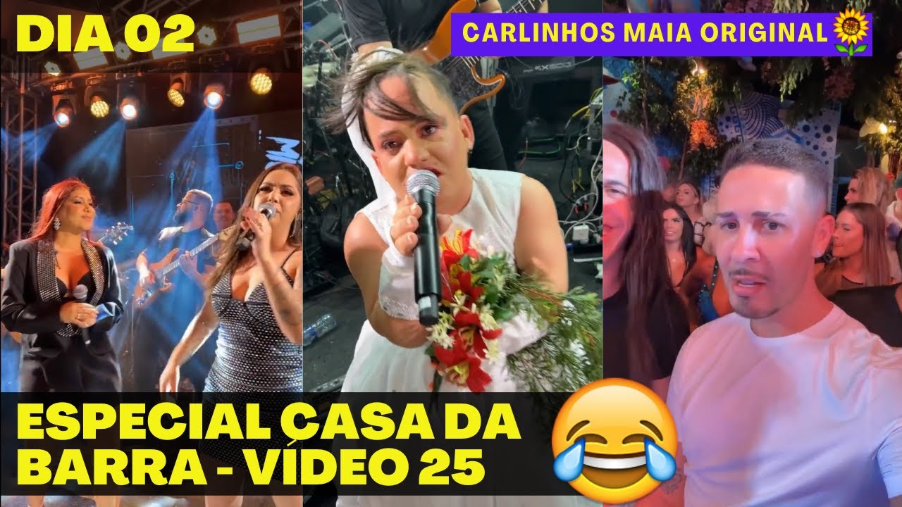 DEU CONFUSÃO NA FESTA | CHEGOU A NOIVA, O PAU QUEBROU NO SHOW DE PRISCILA SENNA😂😂 | CARLINHOS MAIA 🌻
