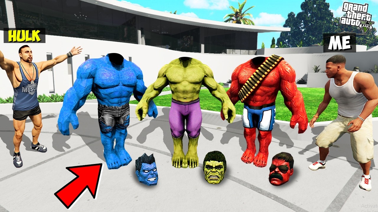 I Stole EVERY HULK SUIT From HULK in GTA 5!