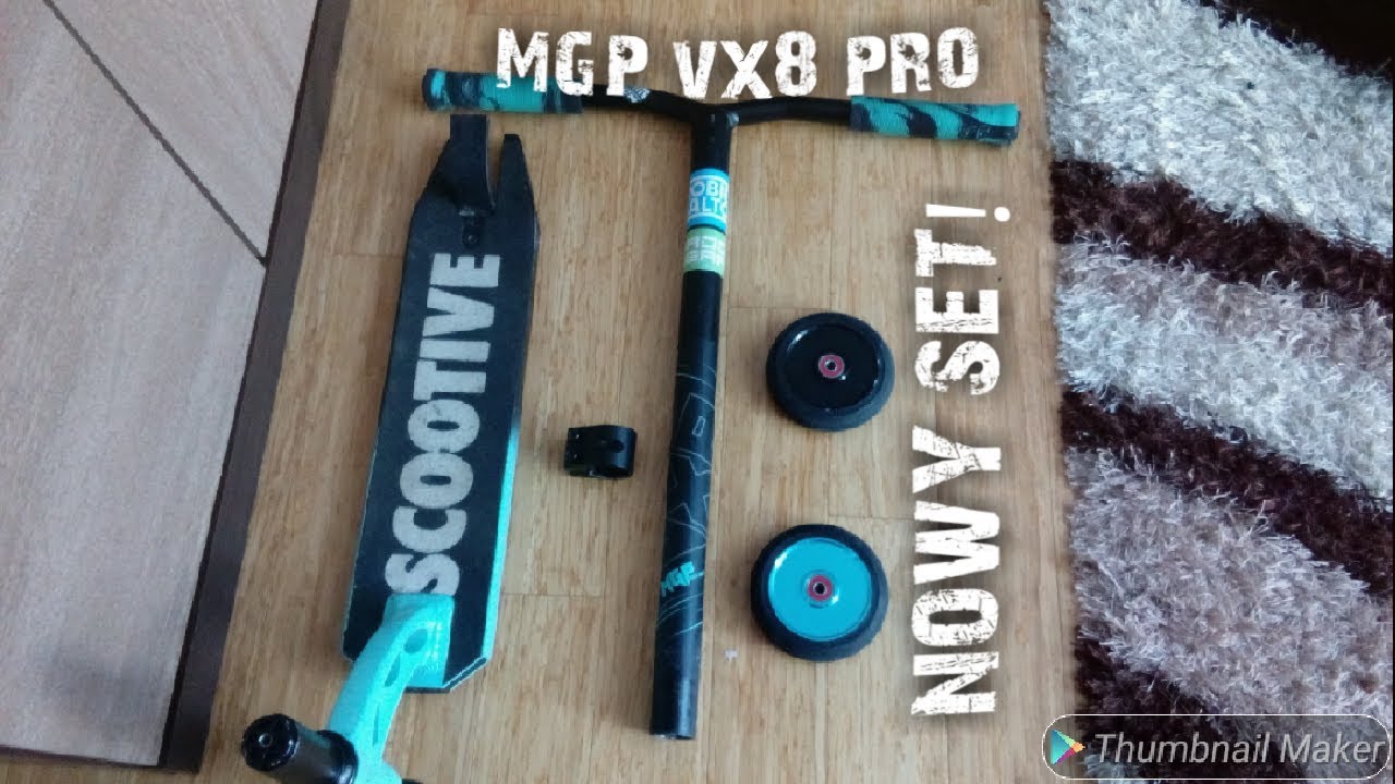 Unboxing hulajnogi #2 MGP vx8 pro blue/black
