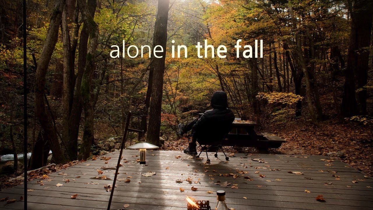 3년 만에 개방된 최고의 단풍 캠핑장 / Cozy Camping in the Fall ASMR