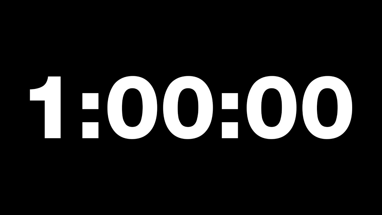 1 hour timer