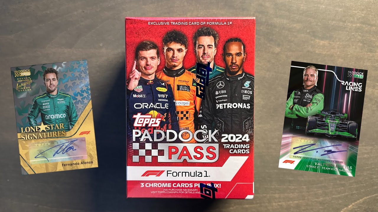 Открытие бокса с ценными пропусками на паддок Формулы-1 Topps 2024 года — будьте бдительны, розни...