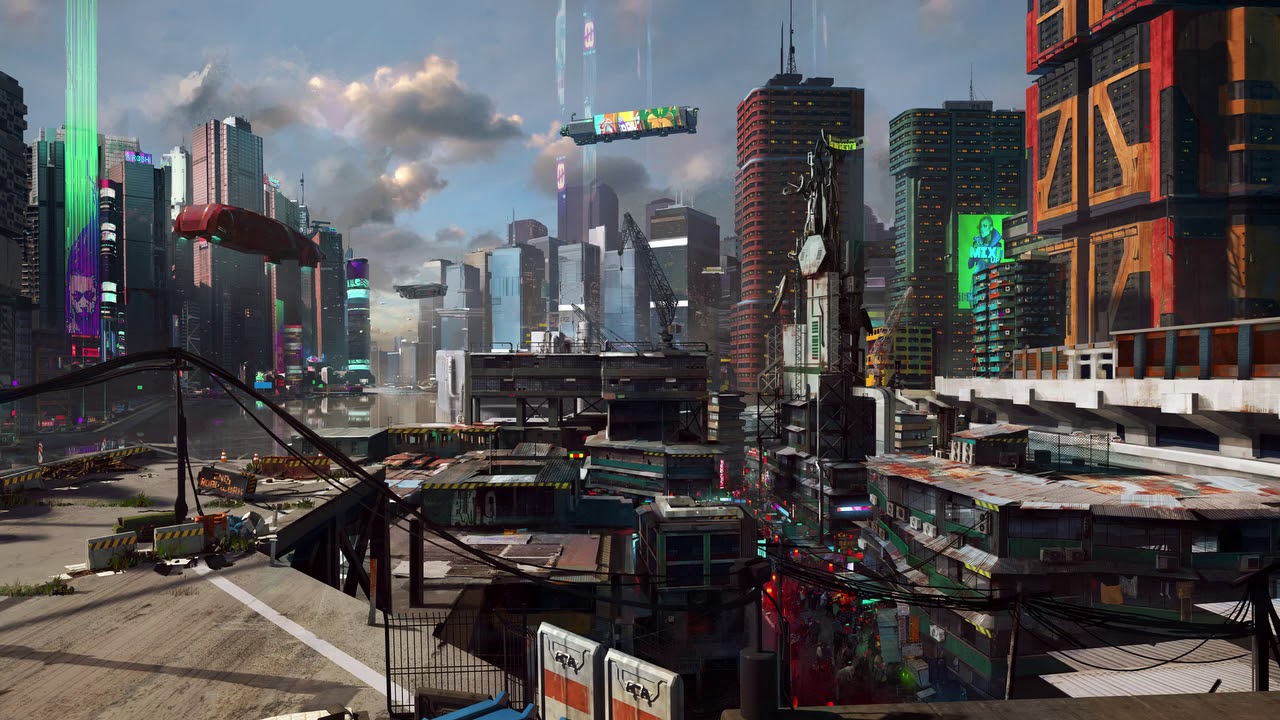 Cyberpunk 2077 Night City Ambience Sound High Quality Sounds ASMR