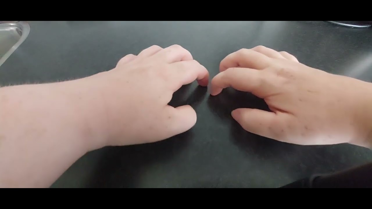 Scratching the kitchen counter ASMR |No talking