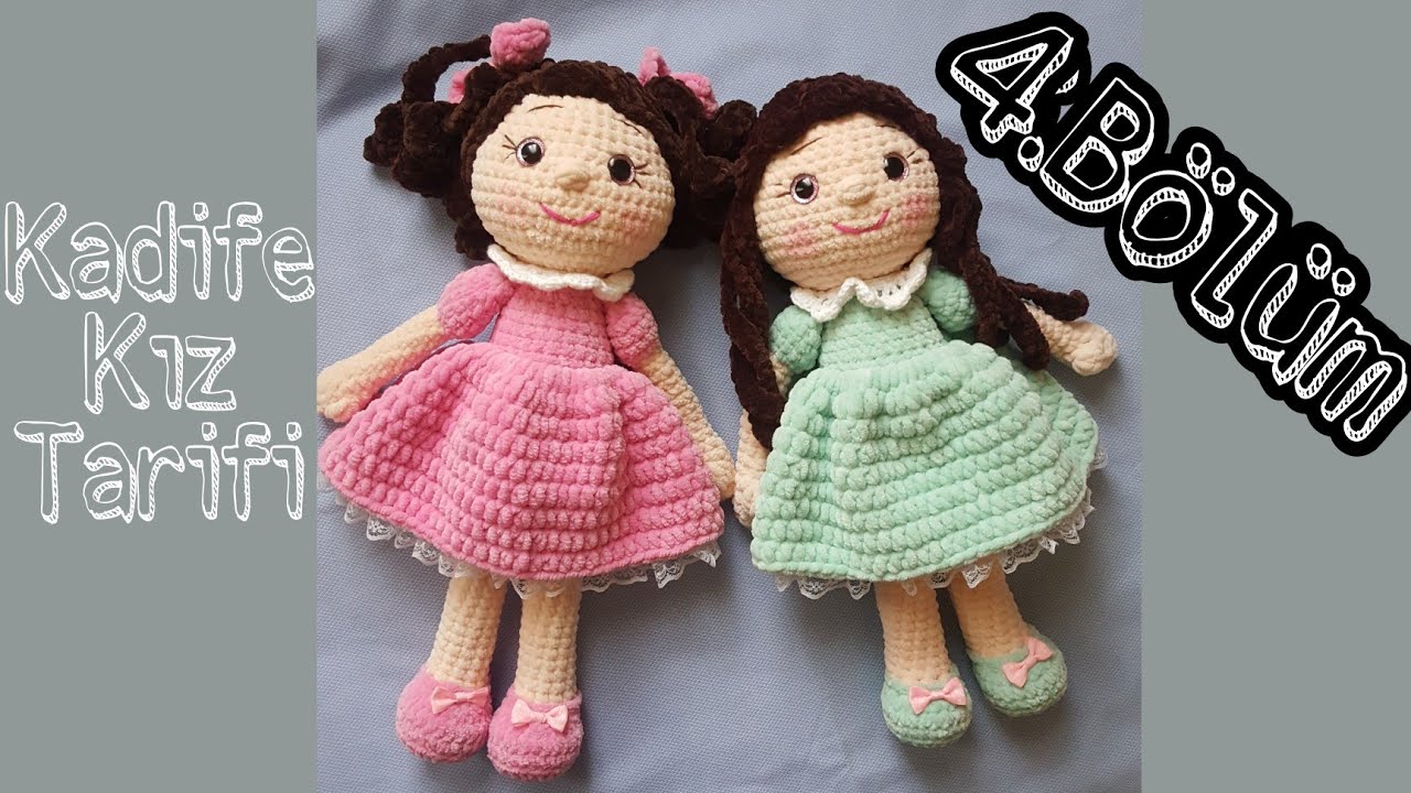 Kadife Bebek Yapımı/4.Bölüm/Amigurumiye yeni baslayanlar için kolay bebek yapımı