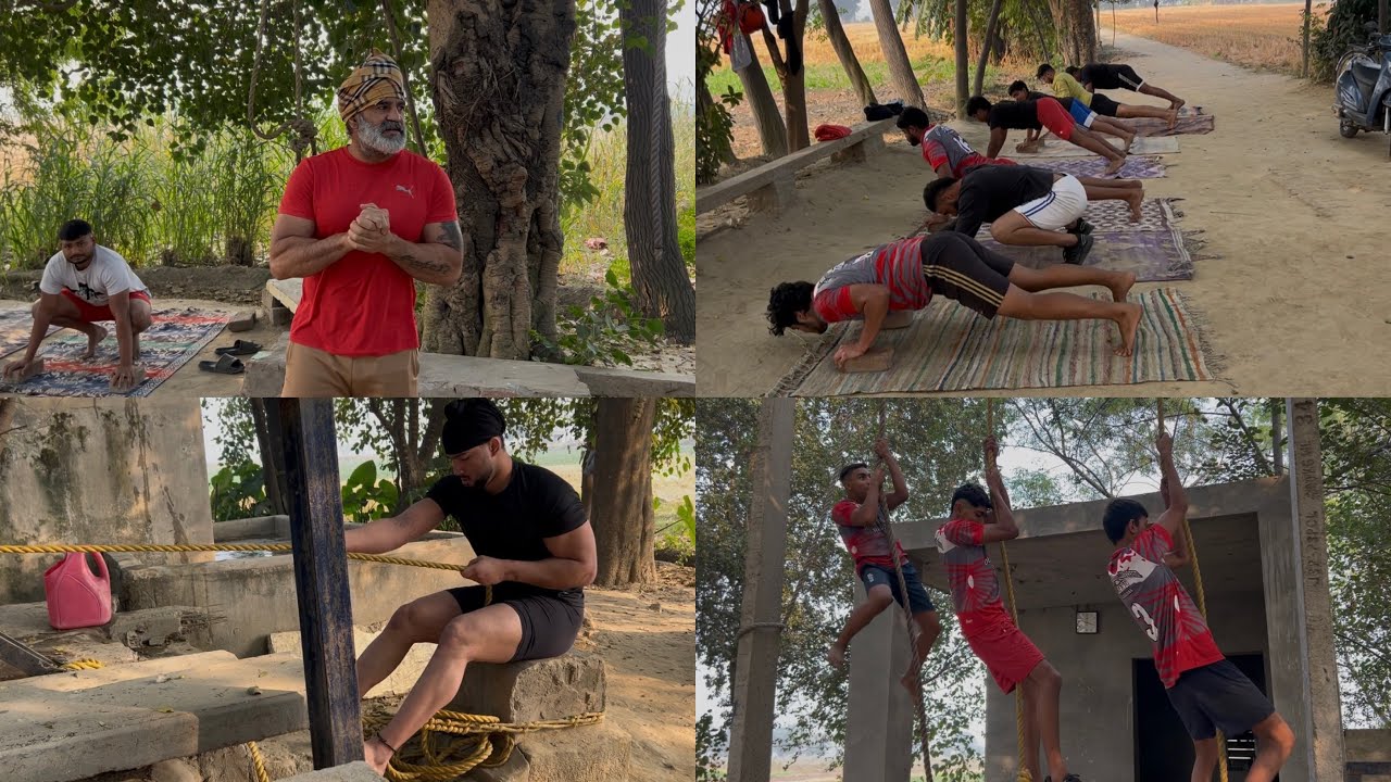 HARD EXERCISE | FATEH RUSTAM KABADDI CLUB JAND | BAZI JAND 