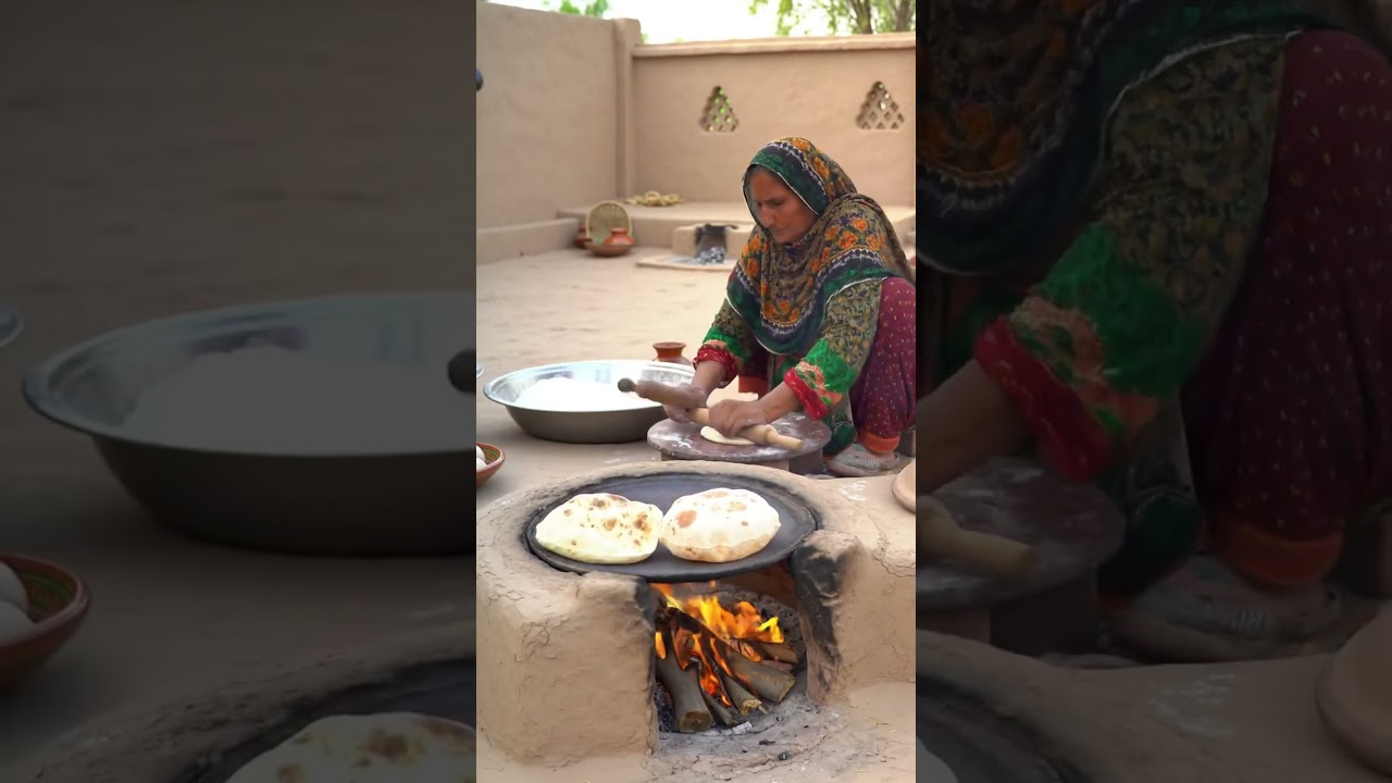 Balochi Roti  A Cultural Recipe #shorts #villagelife #foryou
