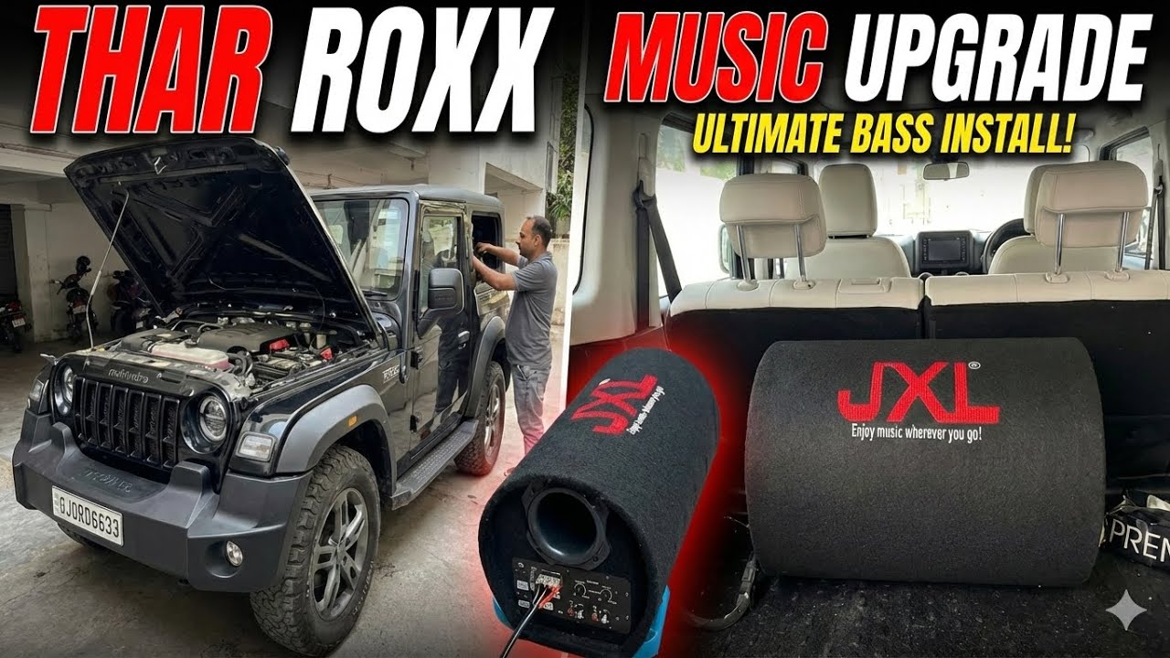 I SPENT 3600 ??? UPGRADING My Thar Roxx Sound System! 🔊 JXL SUBWOOFER WITH AMPLIFER ..