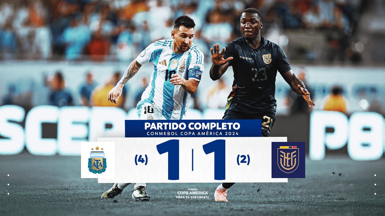 Argentina elimina a Ecuador en penales | CONMEBOL Copa Am&eacute;rica 2024&trade; (4-2)