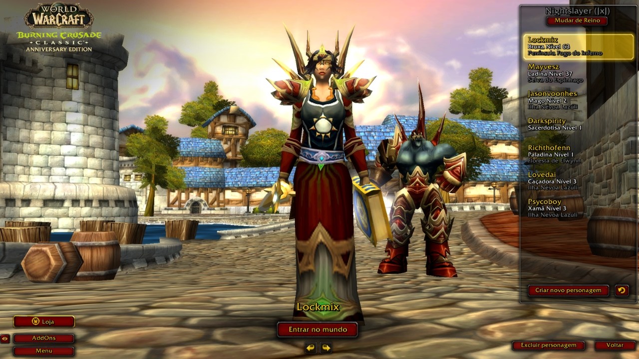 🔴 AO VIVO - TBC Classic Anniversary - Affli Warlock Leveling | Nightslayer-PvP (Level 60)