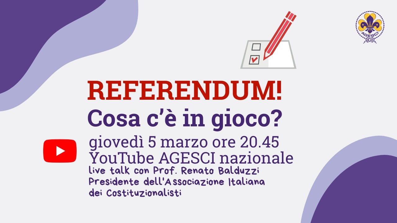 REFERENDUM! Cosa c’è in gioco? Live con il prof. Renato Balduzzi