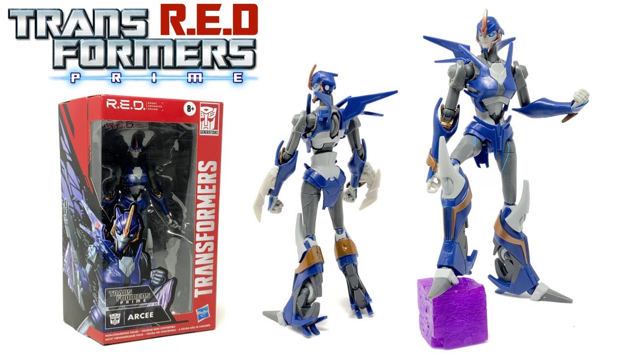 Transformers R.E.D Transformers Prime ARCEE Figure Review