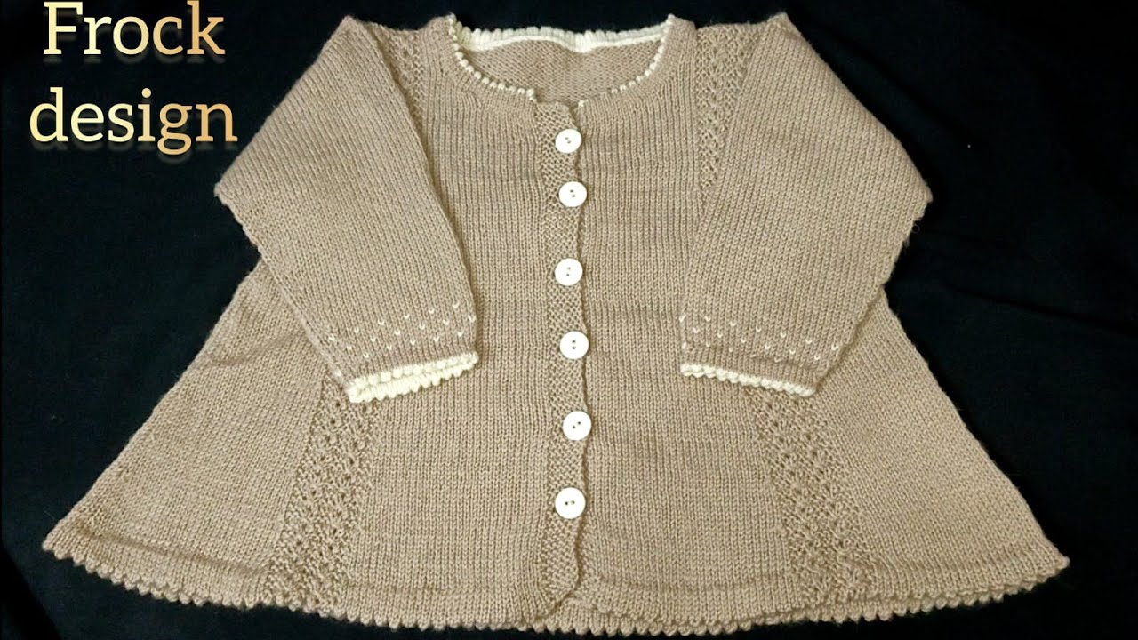 Knitting Frock design for ( 2 years ) | Nj knitting | #sweater #knitting