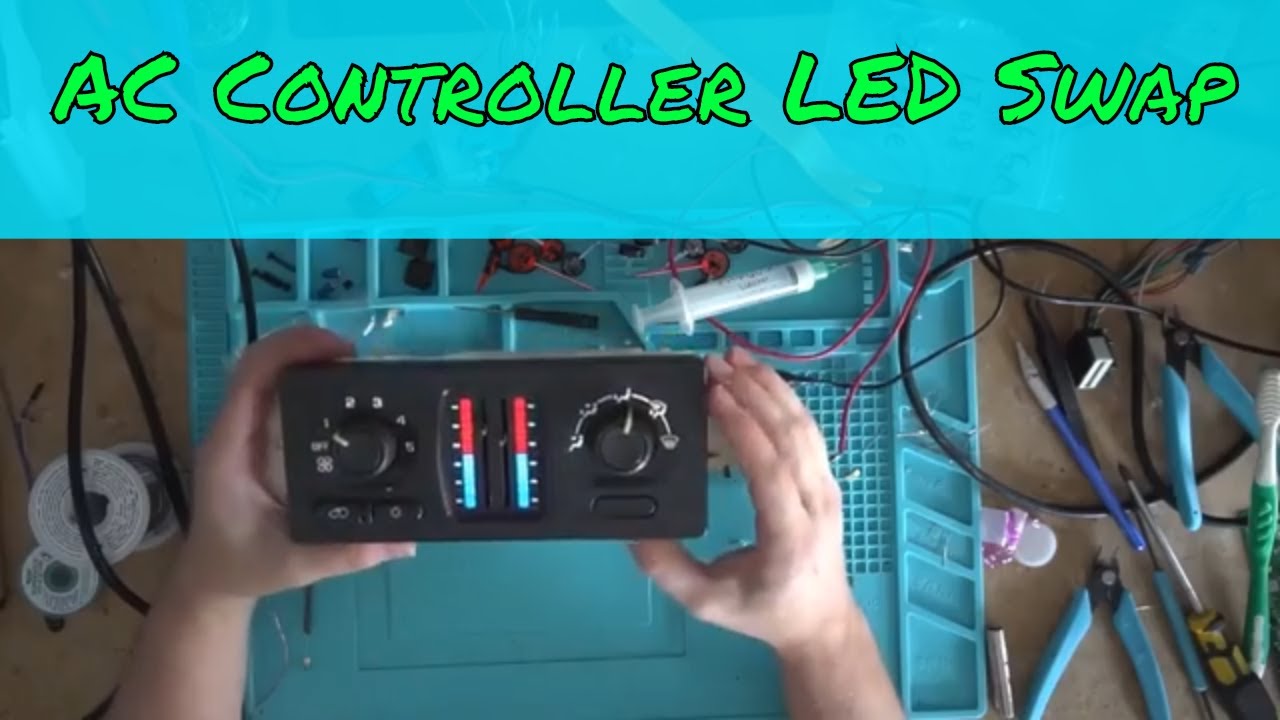 03 to 07 GM Climate Control LED swap Silverado/Sierra