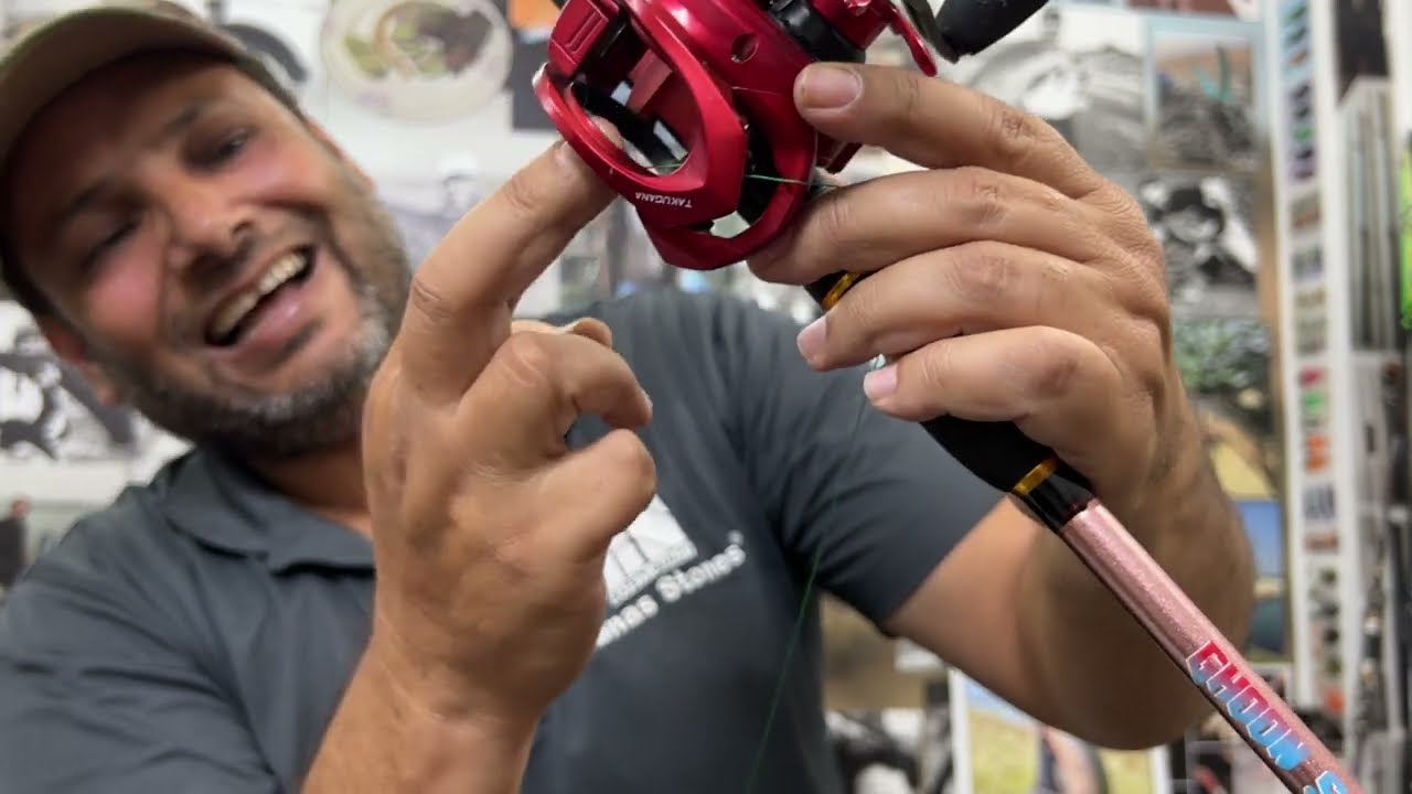 How To Put Line On A Baitcasting Reel/बैटकास्टिंग रील में लाइन ऐसे डालें ! Reel Rod Setup #zakk