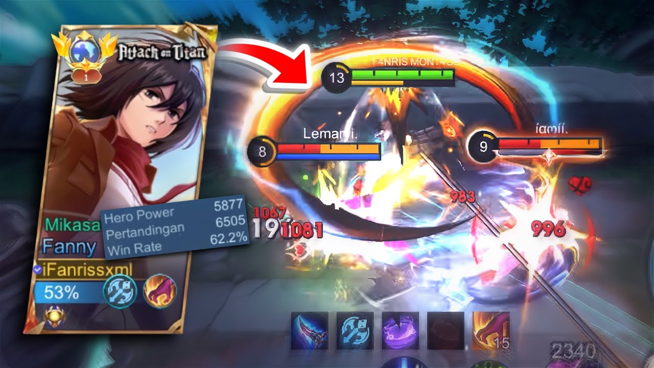 MODAL NEKAT BELI SKIN MIKASA, TERNYATA EFEKNYA SEKEREN INI!🔥
