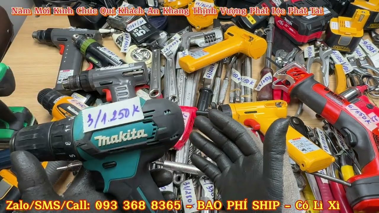 SƯU TẦM LT - CHUYÊN BÁN ĐỒ NGHỀ NHẬT BÃI - DỤNG CỤ NHẬT - HÀNG NHẬT BÃI - ĐÓNG PIN MAKITA & BOSCH