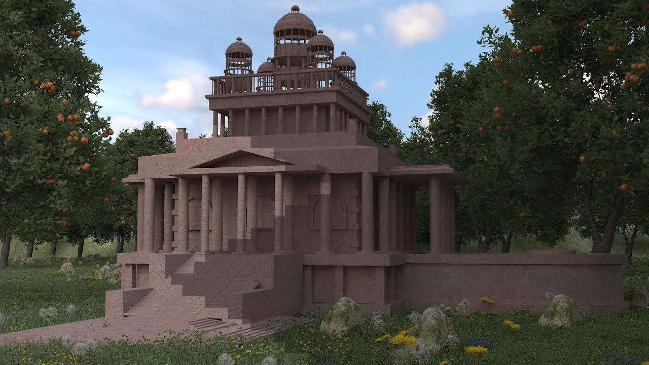 Temple Modeling in 3ds max Tutorial part 1